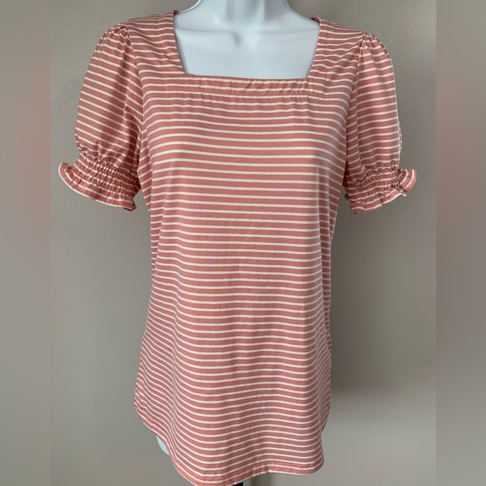 Wiholl Striped Pink Women's Top